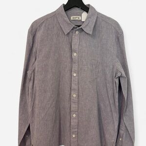 Kotn Men’s Featherweight Long Sleeve Shirt – Lavender (Sample) - Medium